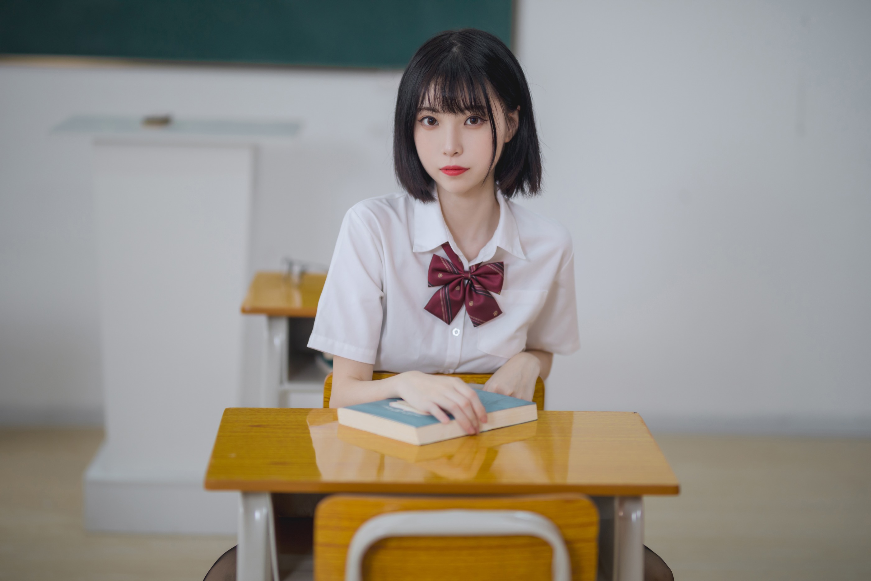 图片[1]-许岚LAN – NO.003 教室JK黑丝[41P]-XikXak